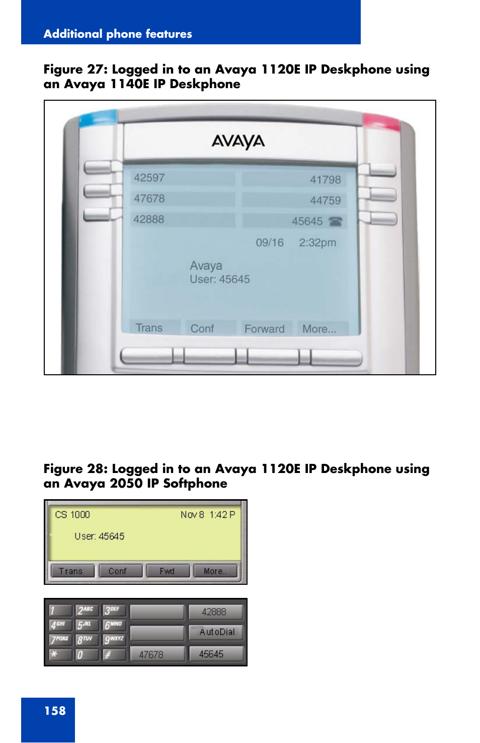 Figure 27 | Avaya 1120E User Manual | Page 158 / 214