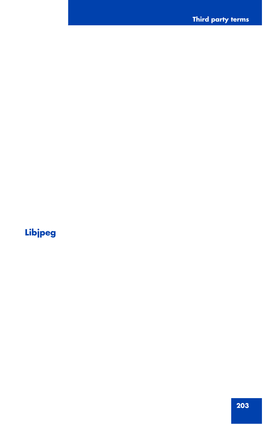 Libjpeg | Avaya 1120E User Manual | Page 203 / 214