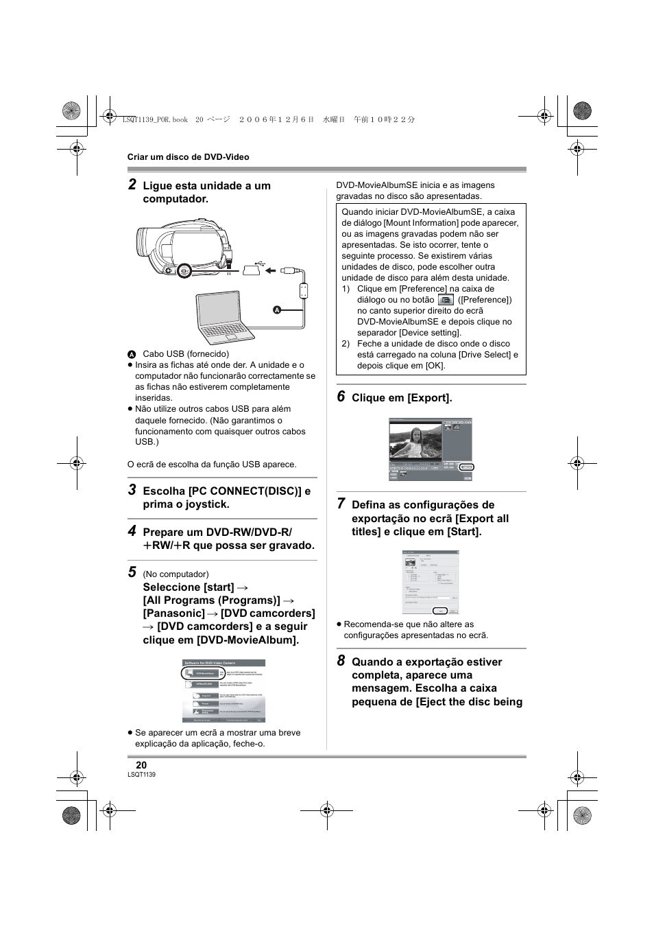 Panasonic VDRD310E User Manual | Page 20 / 96