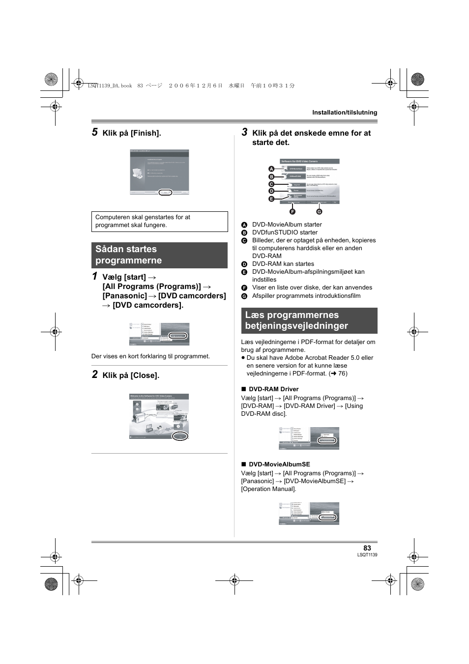 Panasonic VDRD310E User Manual | Page 83 / 96