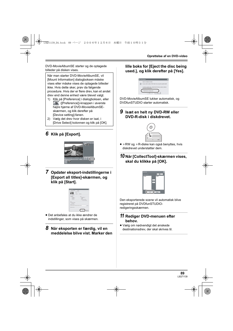 Panasonic VDRD310E User Manual | Page 89 / 96