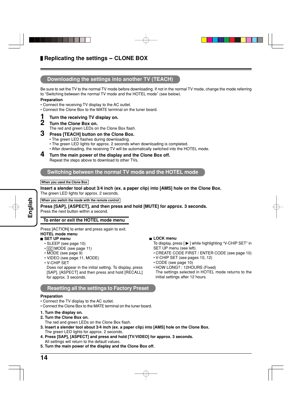 Panasonic TY42TM6MA User Manual | Page 14 / 44