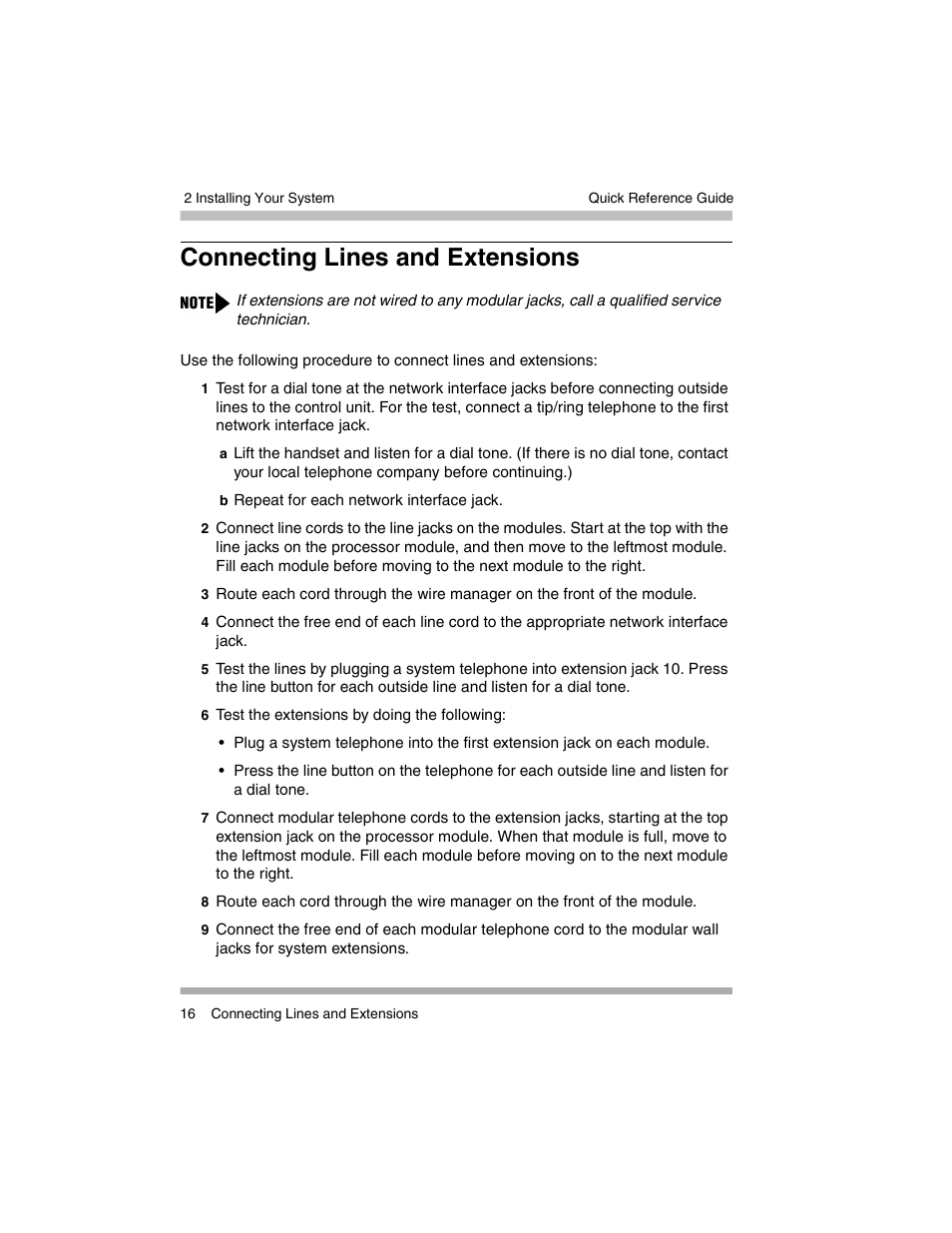 Connecting lines and extensions | Avaya PARTNER-18D User Manual | Page 26 / 106