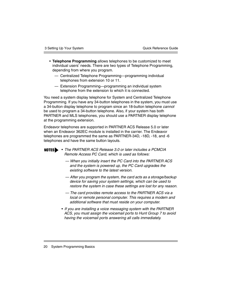 Avaya PARTNER-18D User Manual | Page 30 / 106