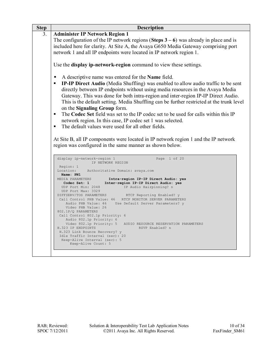 Avaya FAXFINDER SM61 User Manual | Page 10 / 34