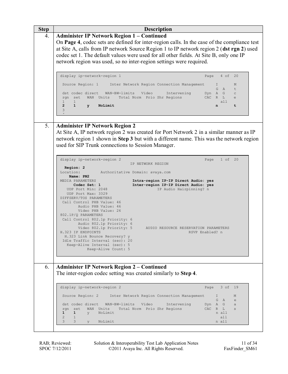 Avaya FAXFINDER SM61 User Manual | Page 11 / 34