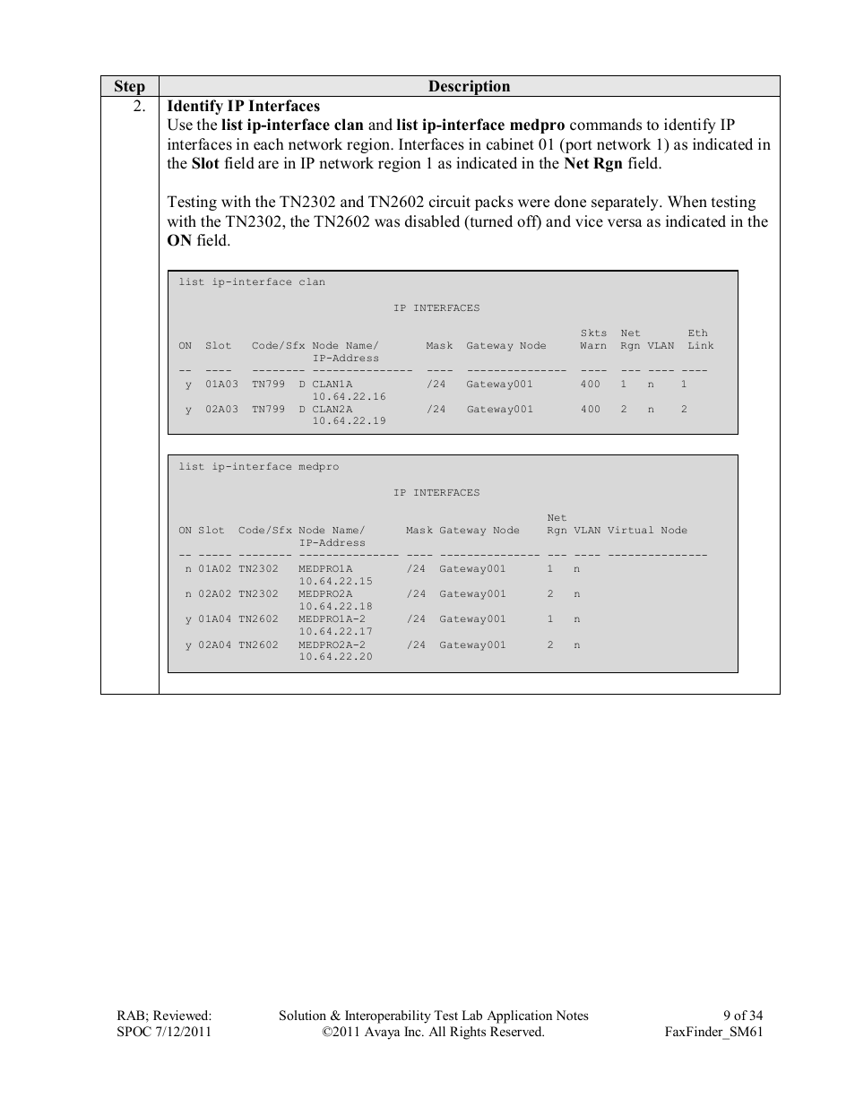Avaya FAXFINDER SM61 User Manual | Page 9 / 34