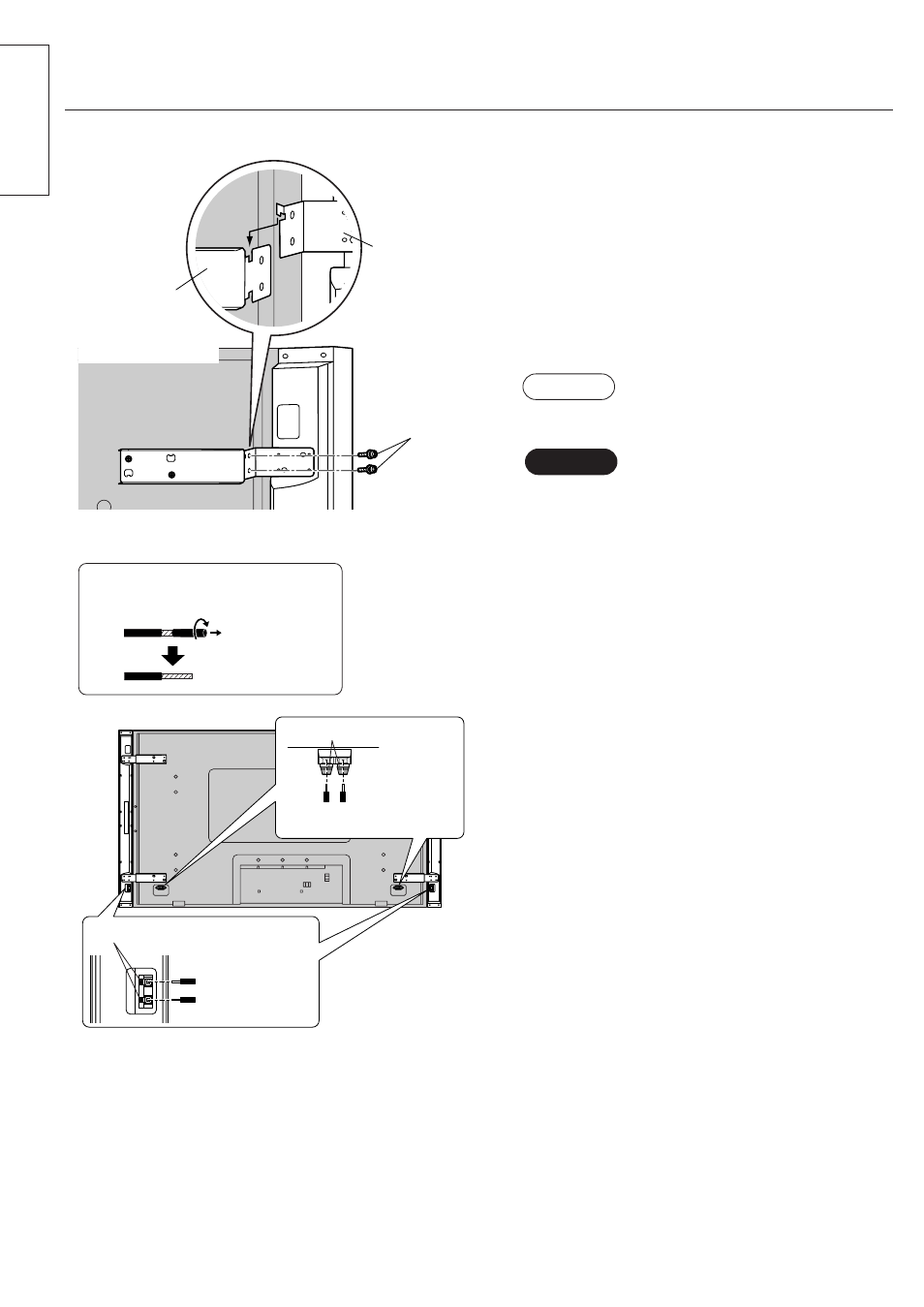 Installation, Connect the speaker cables, English | Panasonic TYSP65P7WK User Manual | Page 4 / 28