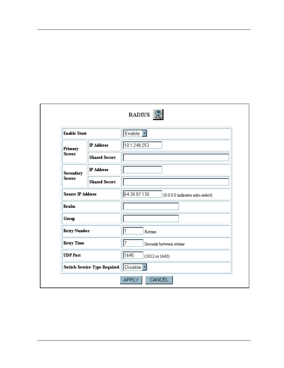 Configuring a radius client, Web agent procedure, Configuring a radius client -26 | Avaya 580 User Manual | Page 138 / 782