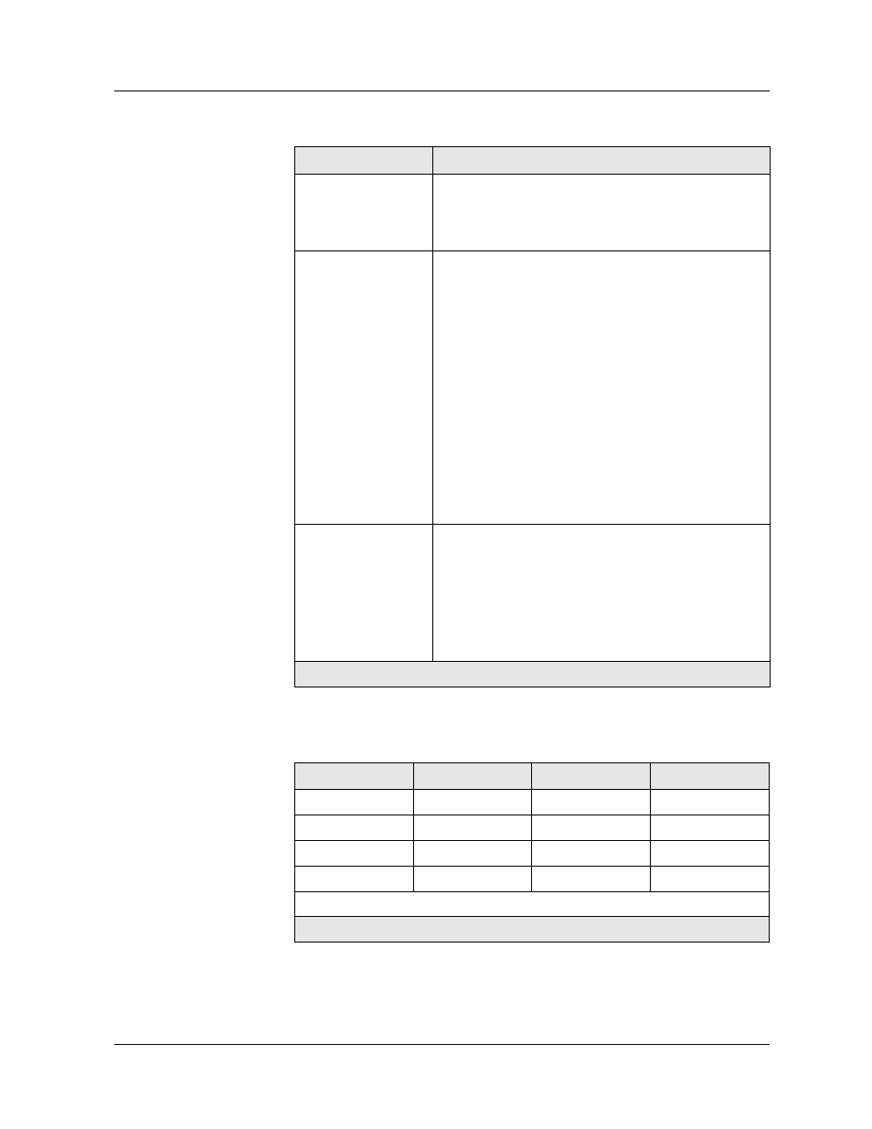 Table 8-8, Table 8-9 | Avaya 580 User Manual | Page 258 / 782