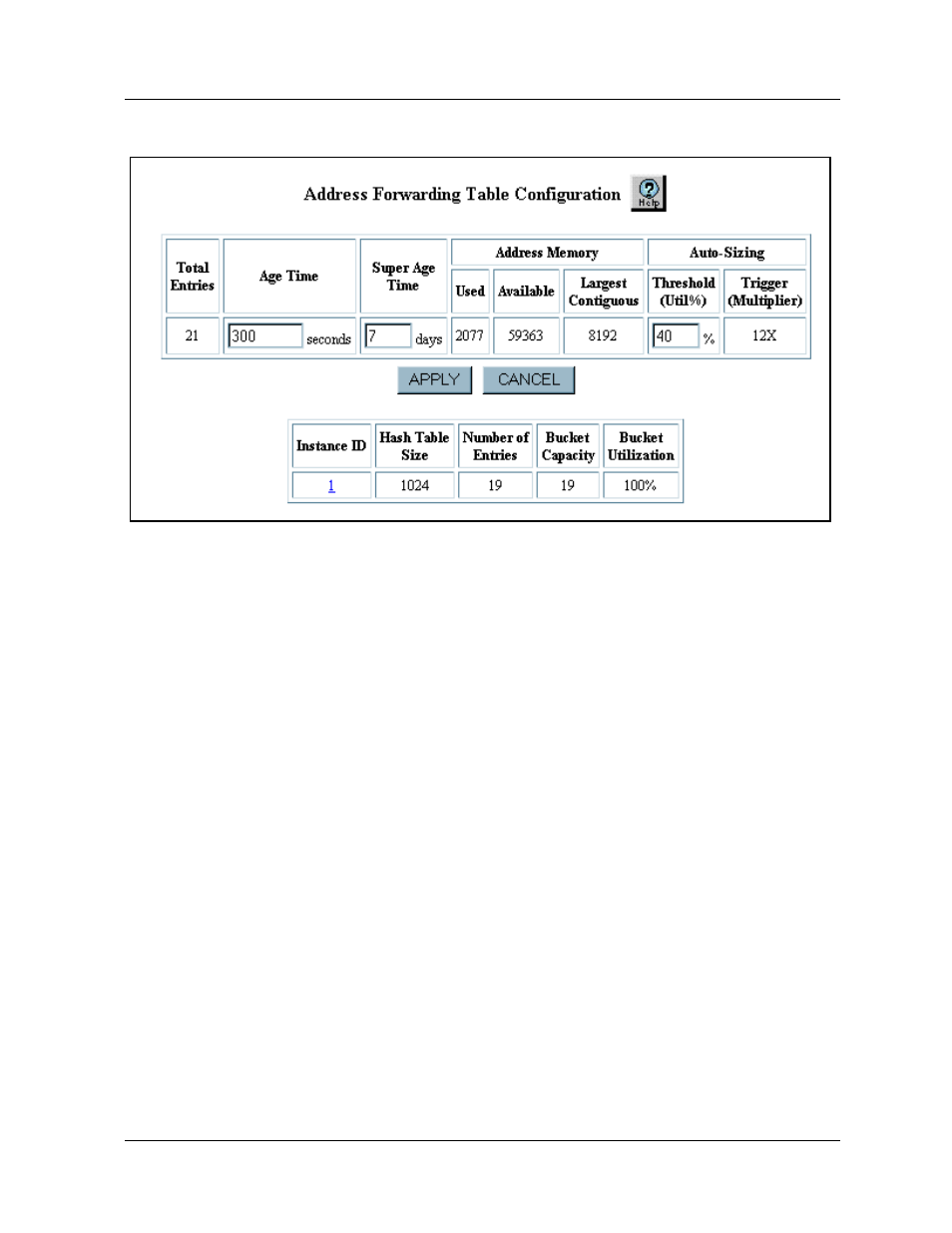 Auto-increment, Trigger (multiplier), Threshold (util%) | Figure 9-2 | Avaya 580 User Manual | Page 286 / 782