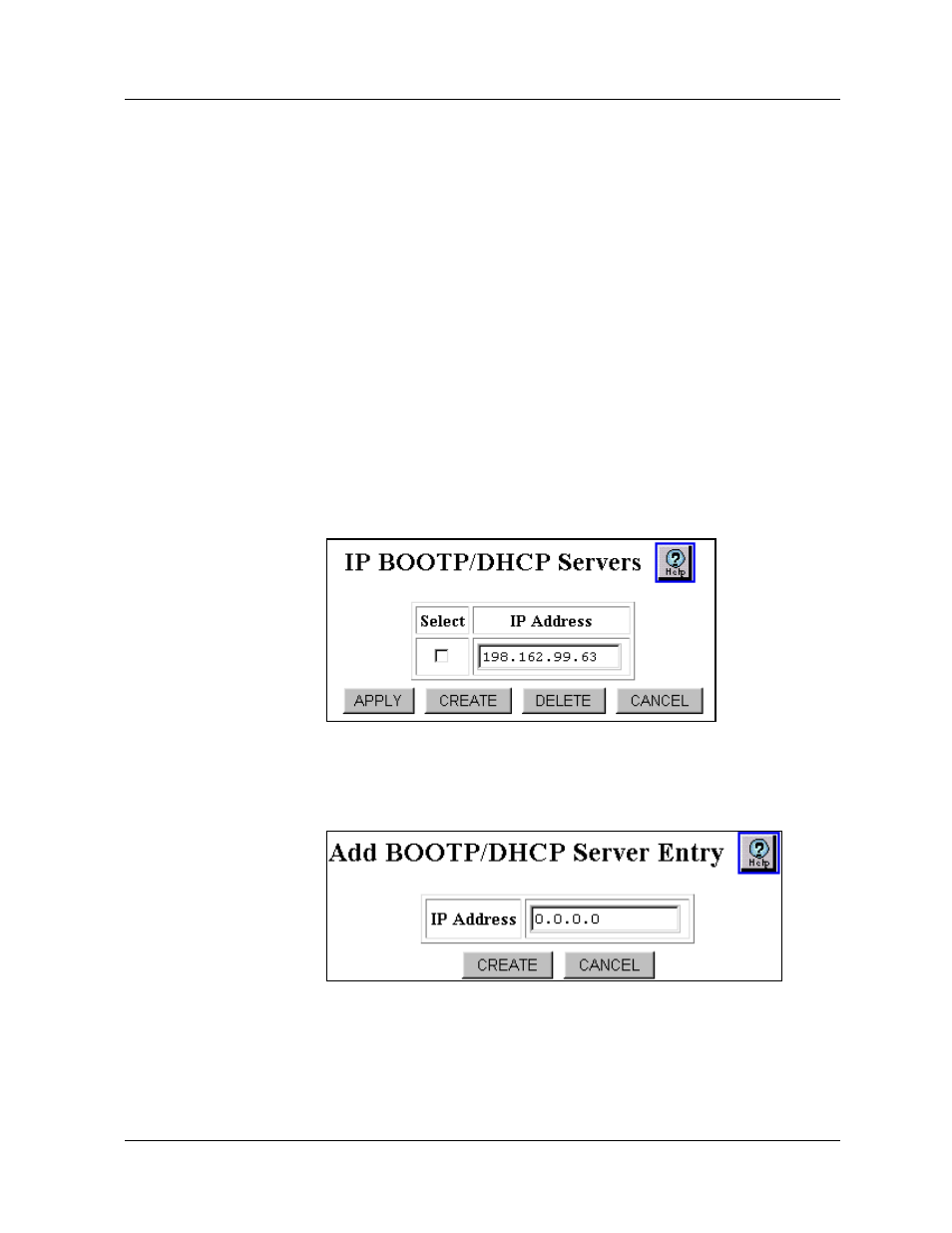 Creating a bootp/dhcp server entry, Web agent procedure, Creating a bootp/dhcp server entry -24 | Avaya 580 User Manual | Page 352 / 782