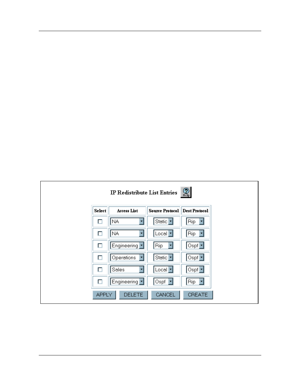 Creating an ip redistribute list entry, Web agent procedure, Creating an ip redistribute list entry -26 | Avaya 580 User Manual | Page 354 / 782