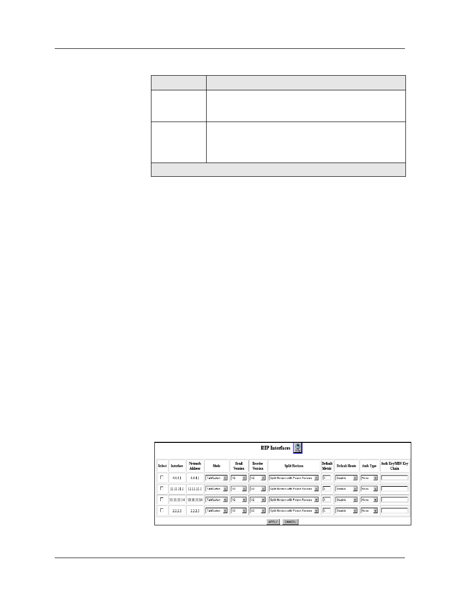 Cli commands, Modifying rip interfaces, Web agent procedure | Modifying rip interfaces -3 | Avaya 580 User Manual | Page 453 / 782
