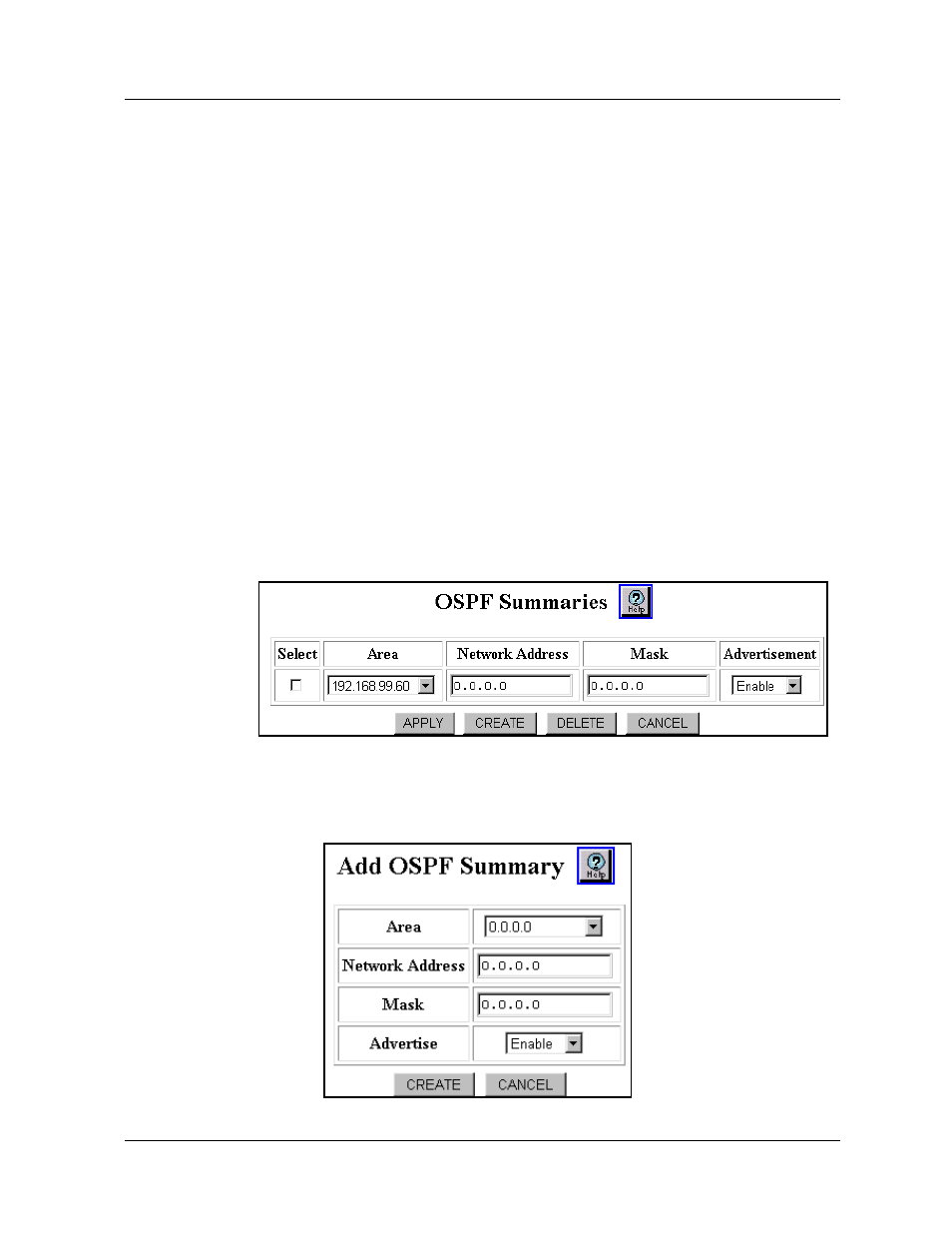 Creating ospf summaries, Web agent procedure, Creating ospf summaries -16 | Avaya 580 User Manual | Page 478 / 782