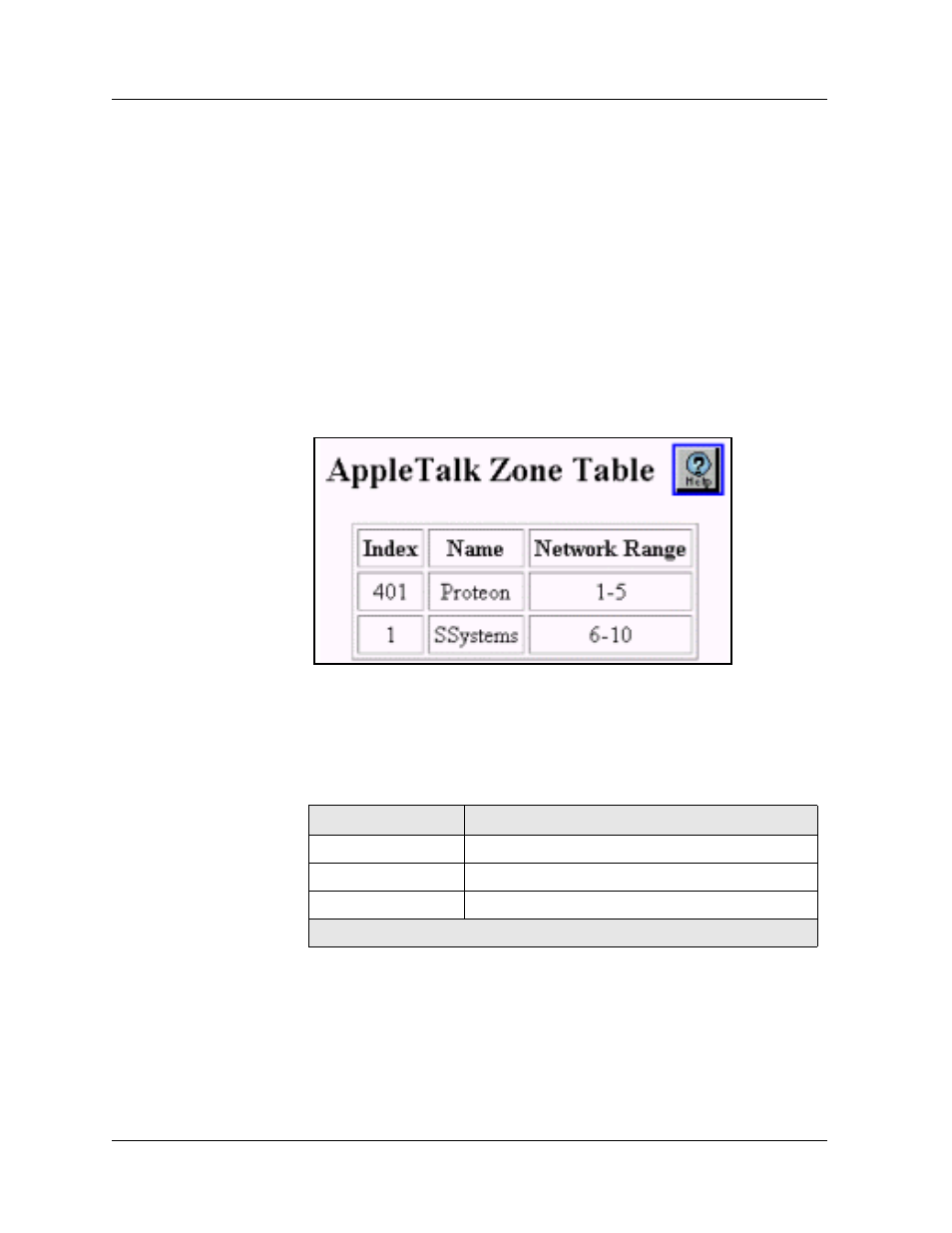 Viewing the appletalk zone table, Web agent procedure, Cli command | Viewing the appletalk zone table -31 | Avaya 580 User Manual | Page 575 / 782