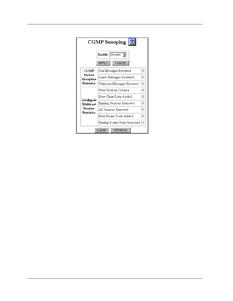 Enabling cgmp snooping, Web agent procedure, Enabling cgmp snooping -33 | Avaya 580 User Manual | Page 611 / 782