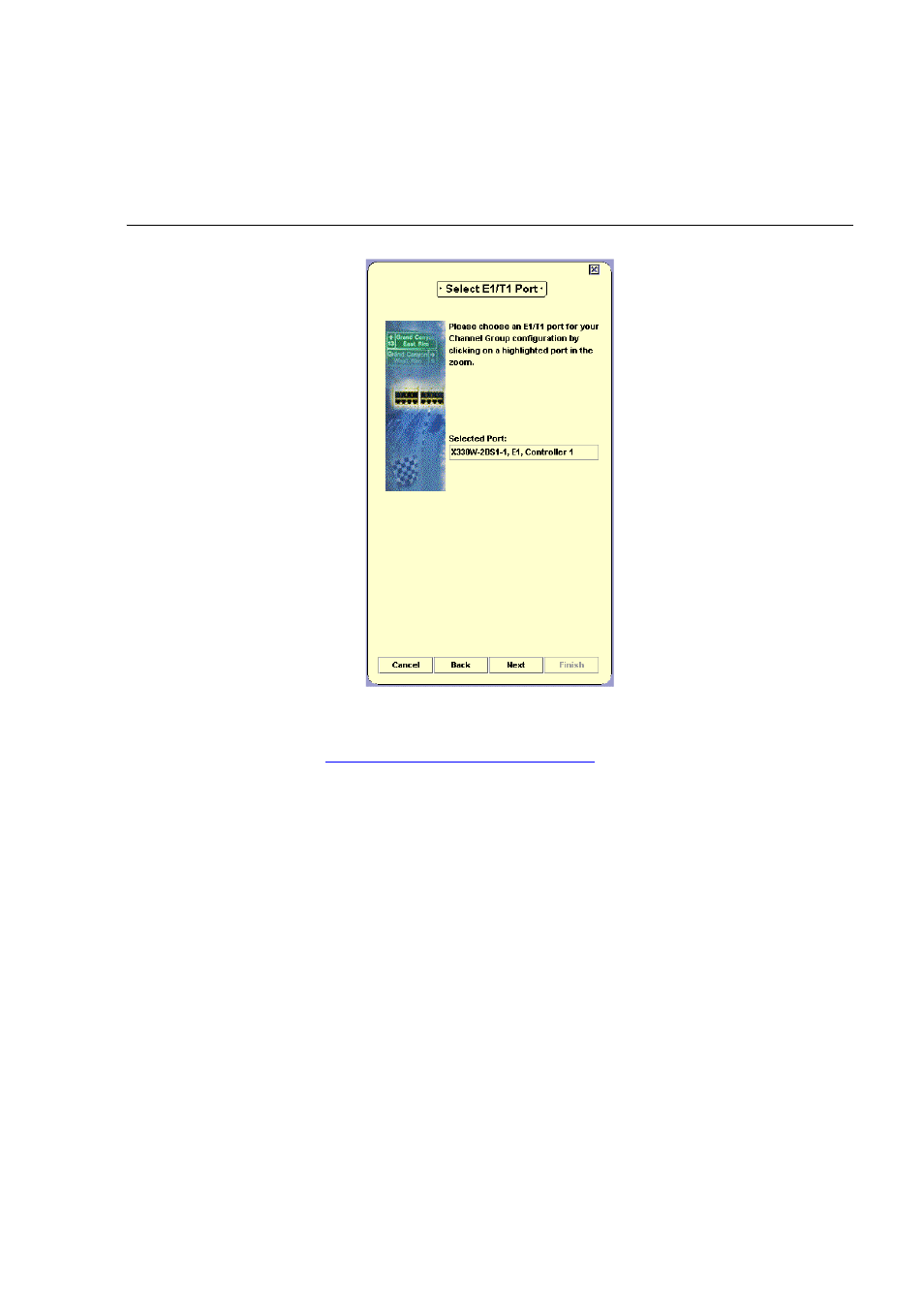 Select e1/t1 port screen, Select e1/t1 port, Screen | Avaya Media Gateway G250 User Manual | Page 124 / 305