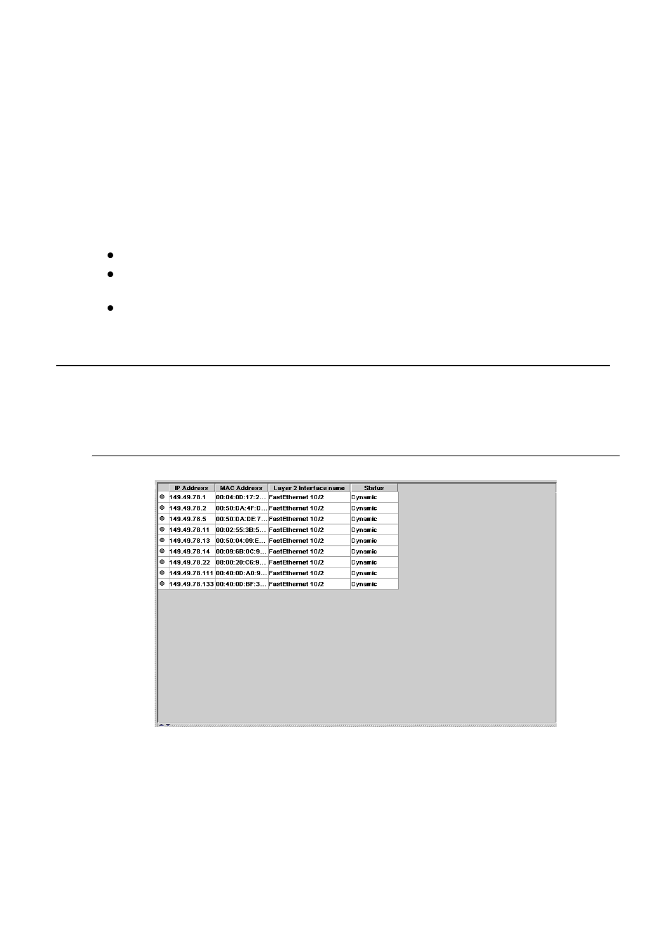 Viewing the arp table | Avaya Media Gateway G250 User Manual | Page 228 / 305