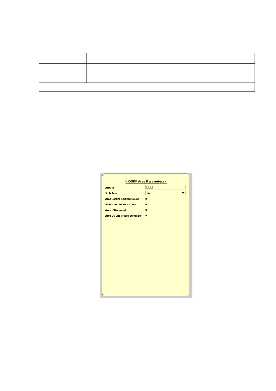 Configuring ospf area parameters | Avaya Media Gateway G250 User Manual | Page 242 / 305