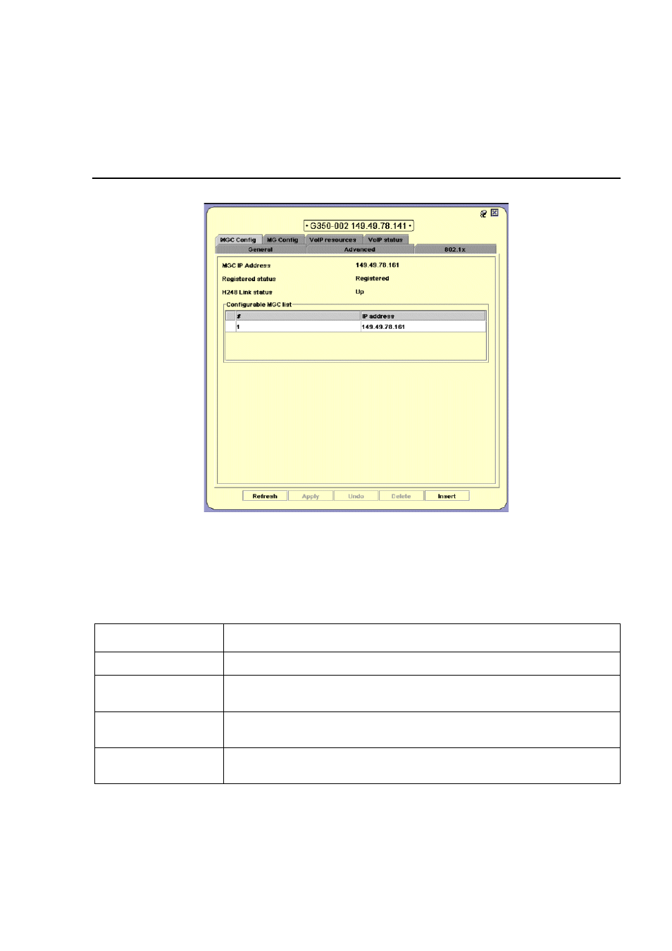 Mgc config | Avaya Media Gateway G250 User Manual | Page 74 / 305