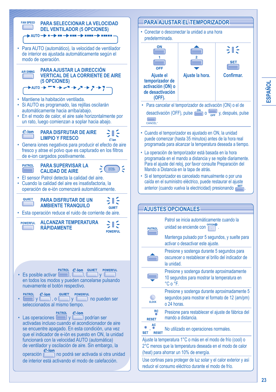 Panasonic CSE15HKEW User Manual | Page 7 / 10