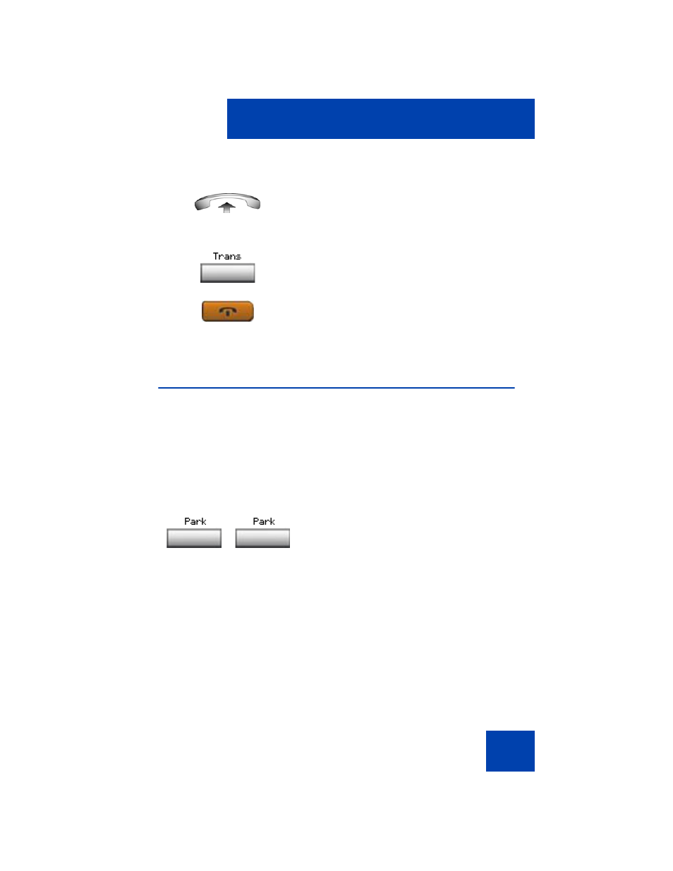 Using call park | Avaya 1110 User Manual | Page 61 / 146