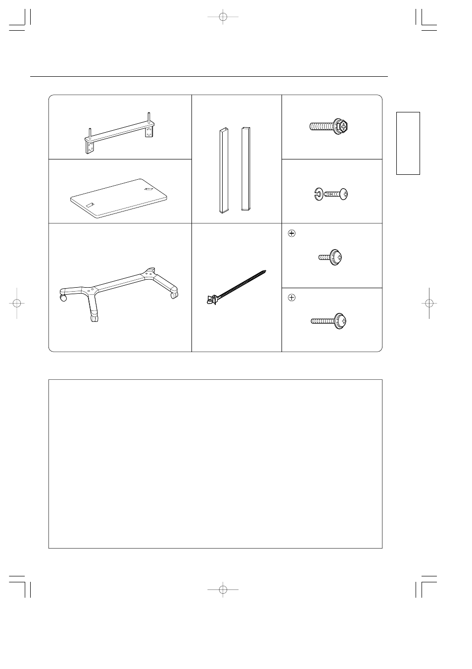 Bauteile, Hinweise für die standortwahl | Panasonic TYST42PF3 User Manual | Page 9 / 50