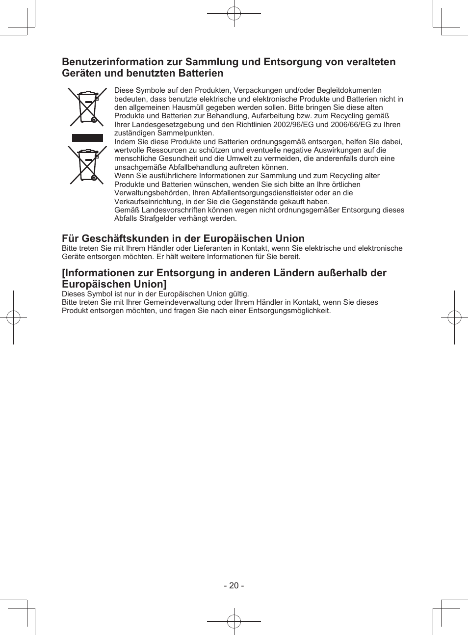 Panasonic EY3743 User Manual | Page 20 / 64