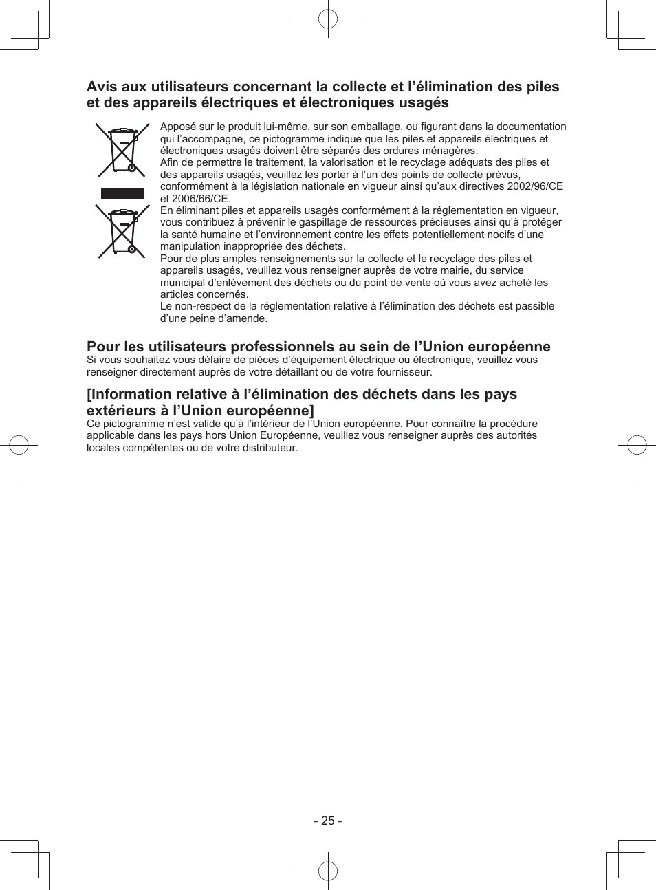 Panasonic EY3743 User Manual | Page 25 / 64