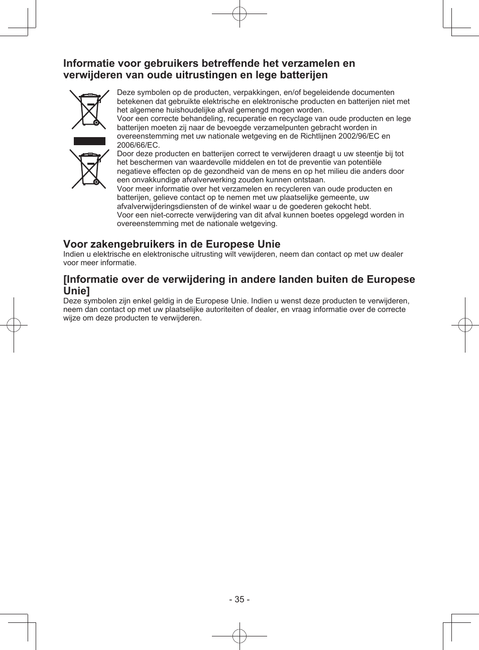 Panasonic EY3743 User Manual | Page 35 / 64