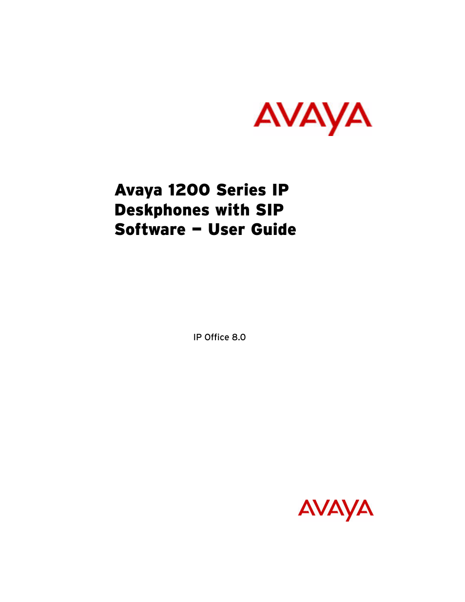 Avaya 1200 User Manual | 204 pages