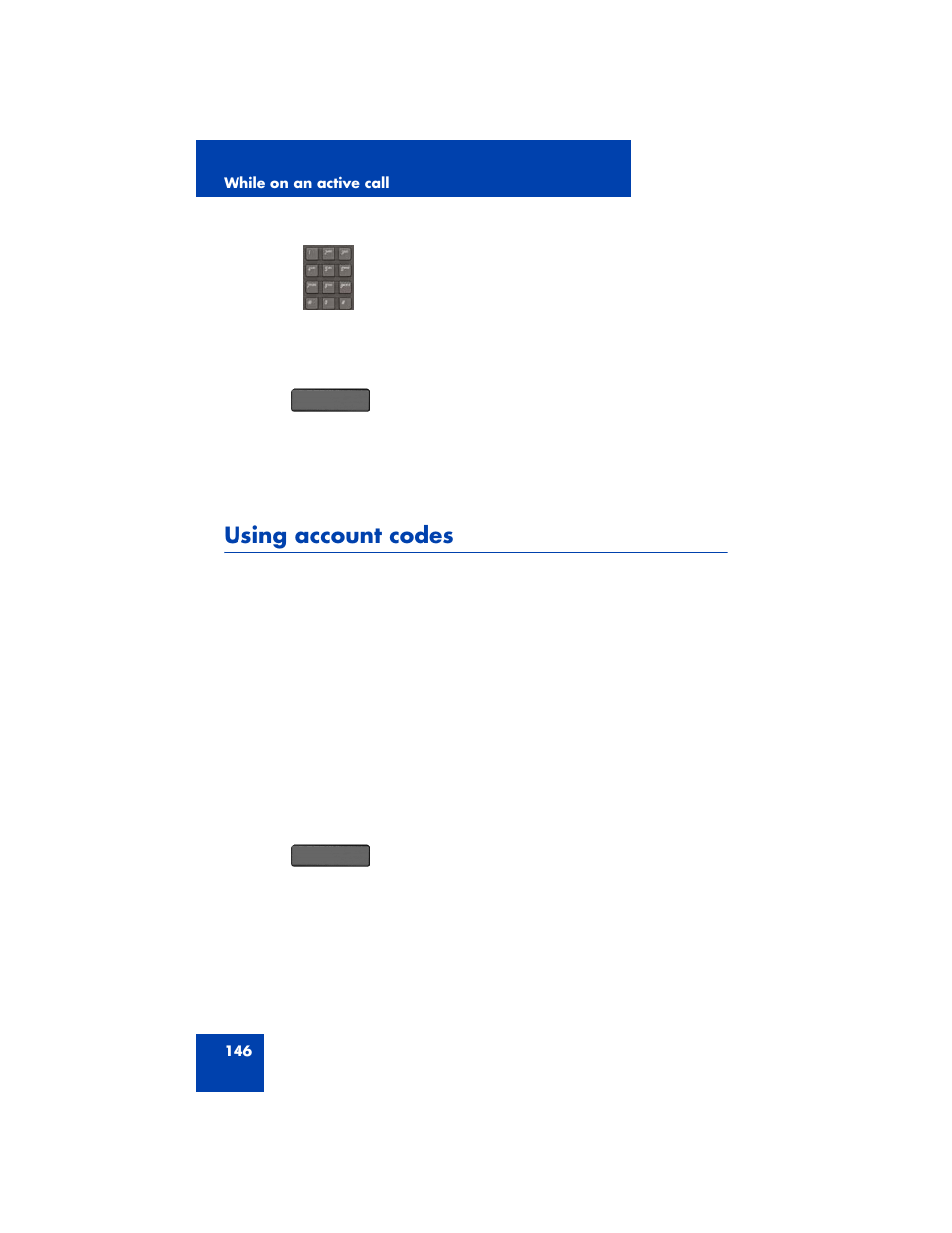 Using account codes | Avaya 1200 User Manual | Page 146 / 204