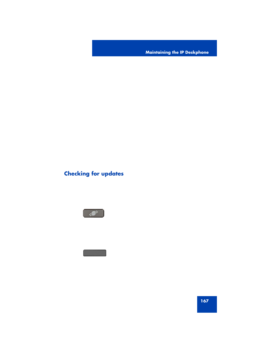 Checking for updates | Avaya 1200 User Manual | Page 167 / 204