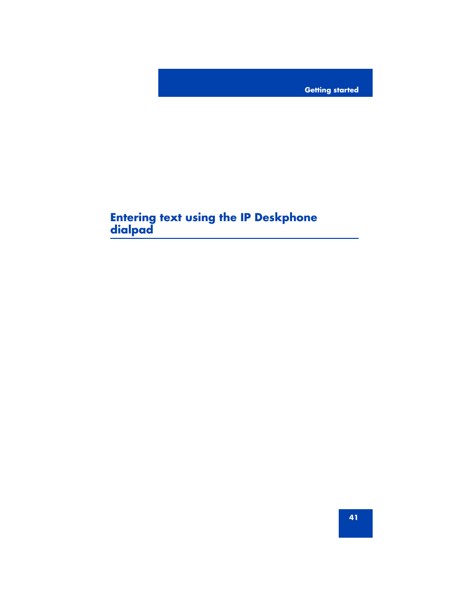 Entering text using the ip deskphone dialpad | Avaya 1200 User Manual | Page 41 / 204