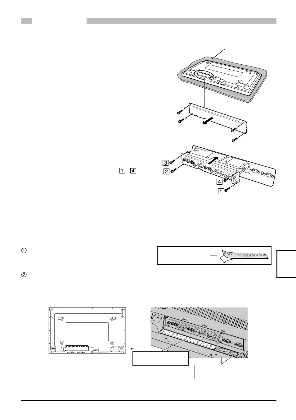 Installare | Panasonic TY42TM4Y User Manual | Page 9 / 20