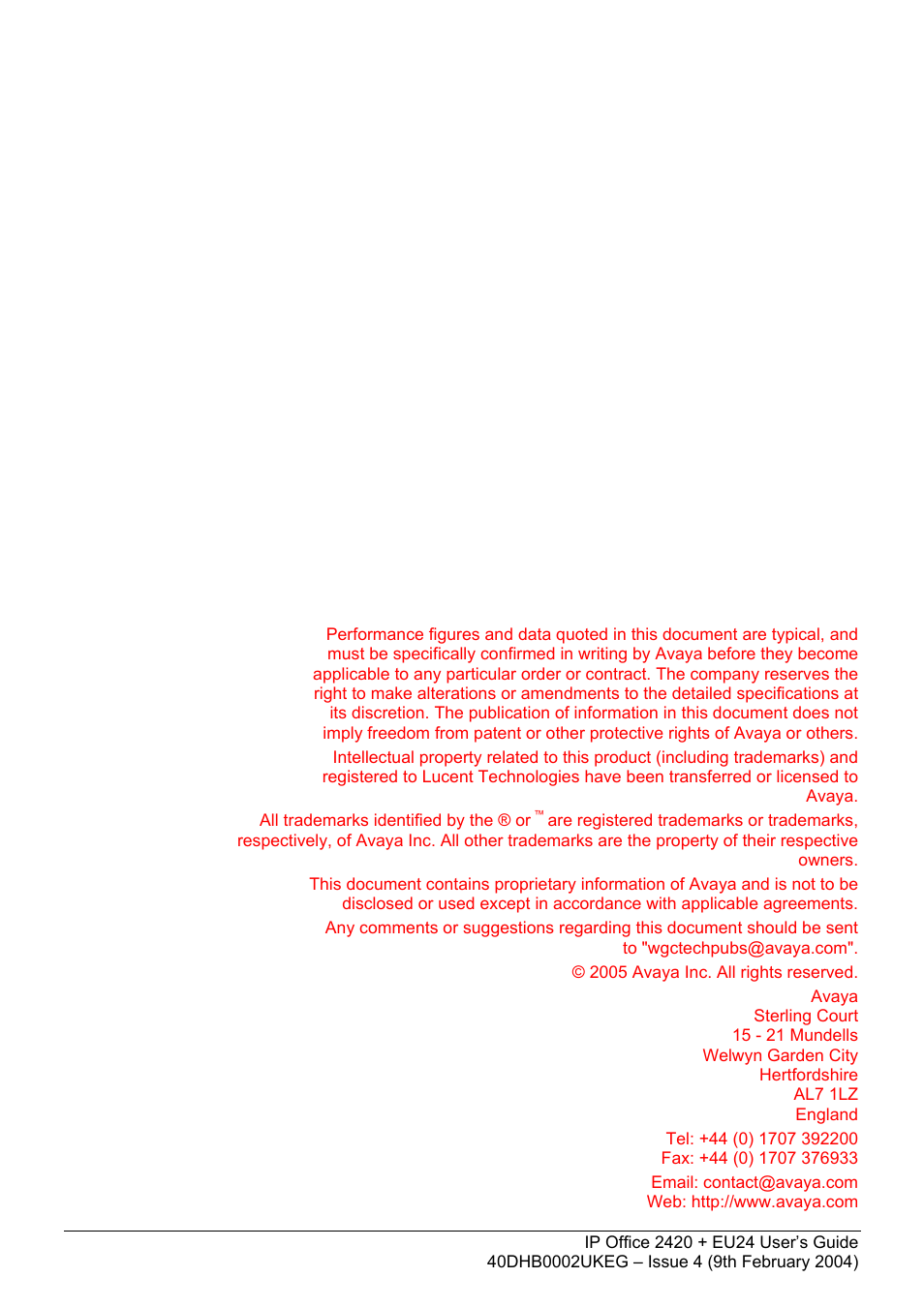 Eu24 expansion module, Eu24 overview connection | Avaya IP OFFICE EU24 User Manual | Page 60 / 60