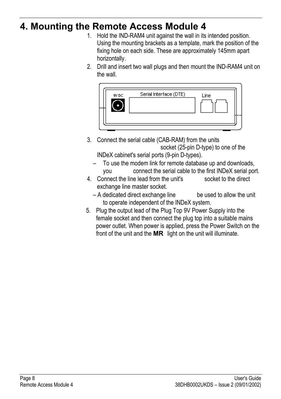 Mounting the remote access module 4 | Avaya Remote Access Module 4 User Manual | Page 8 / 12