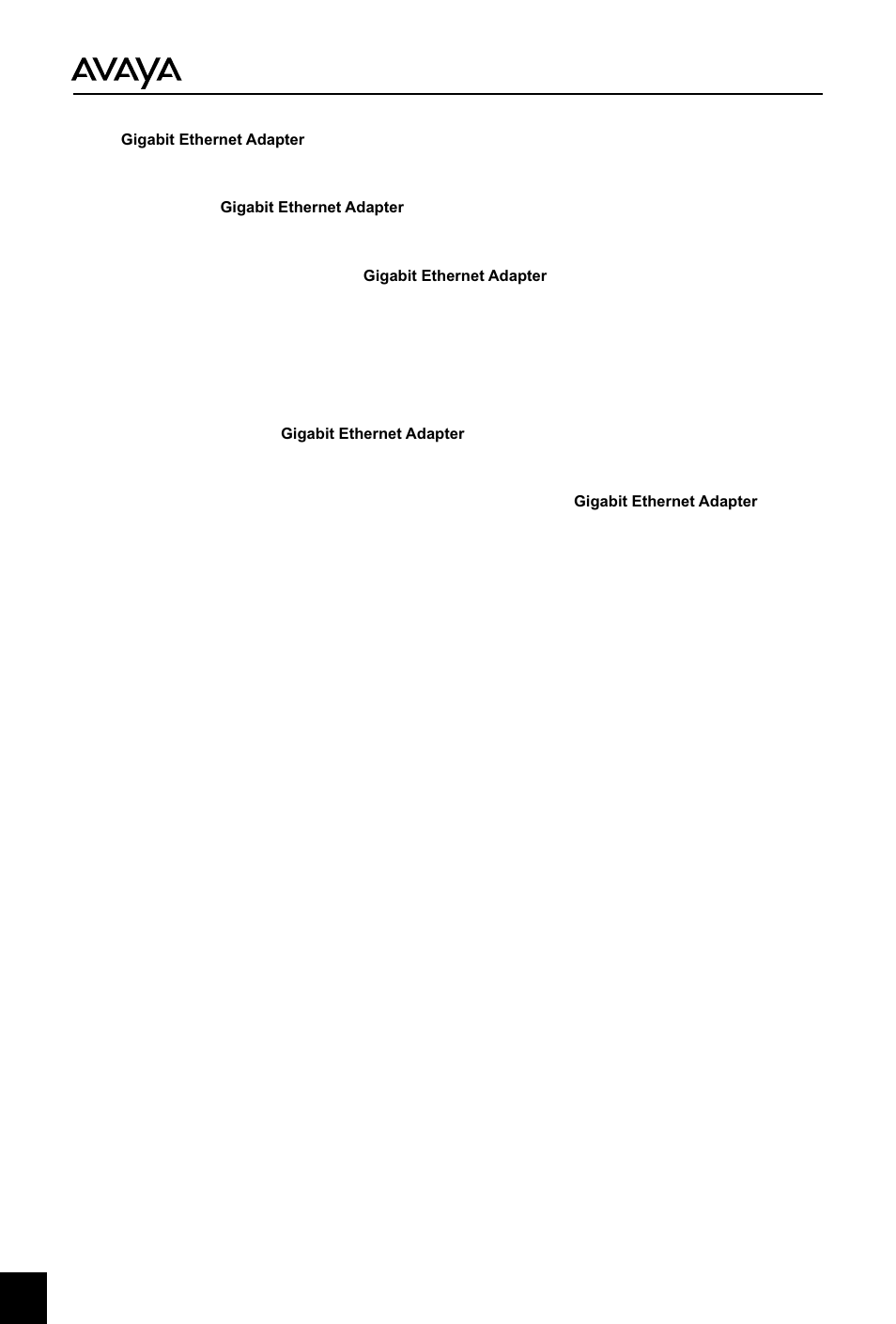 Avaya 5600 Series User Manual | Page 11 / 11