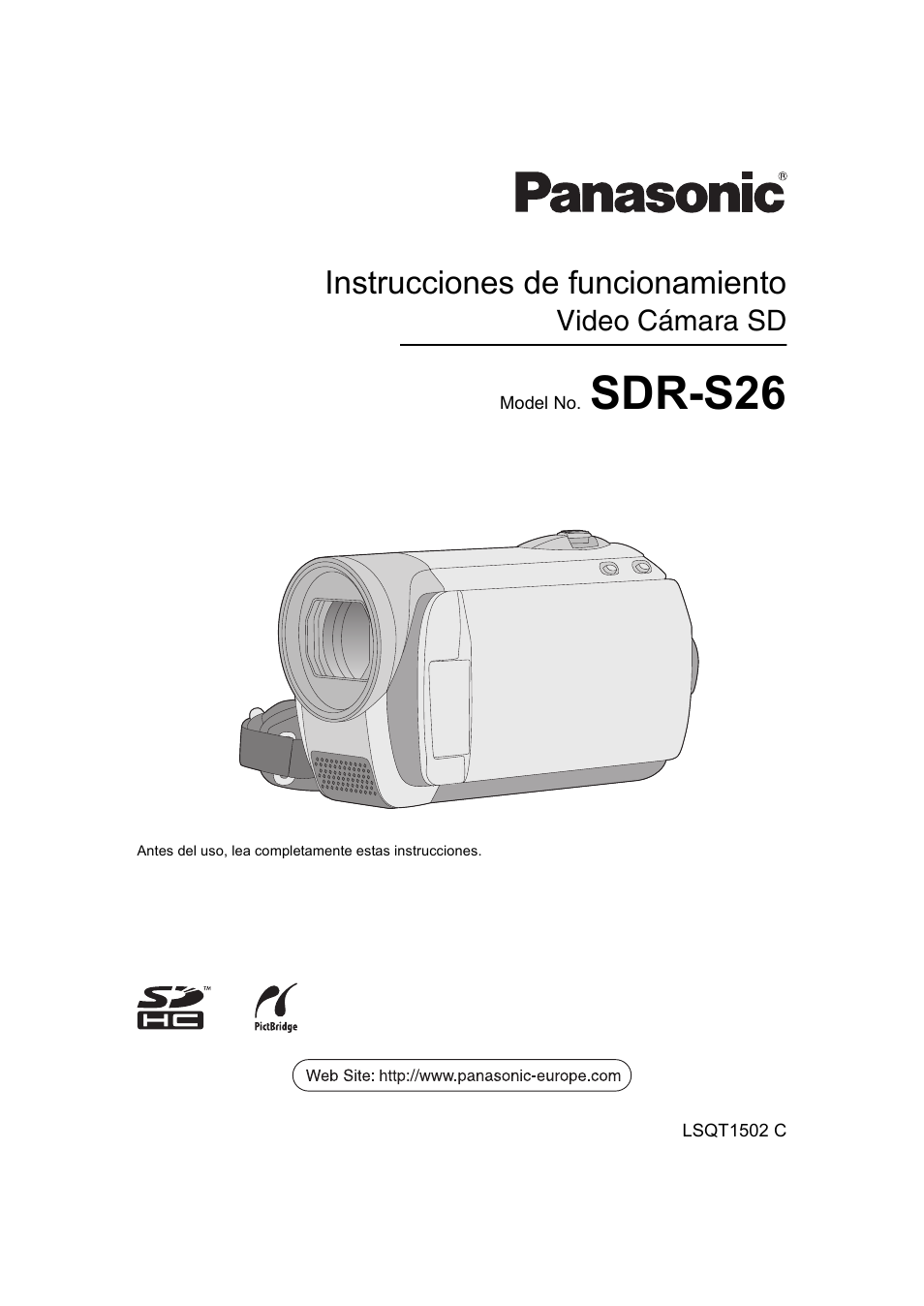 Panasonic SDRS26 User Manual | 102 pages