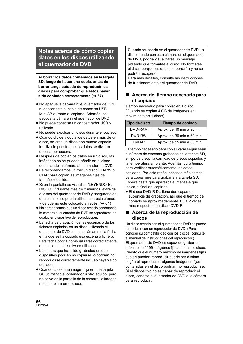 Panasonic SDRS26 User Manual | Page 66 / 102
