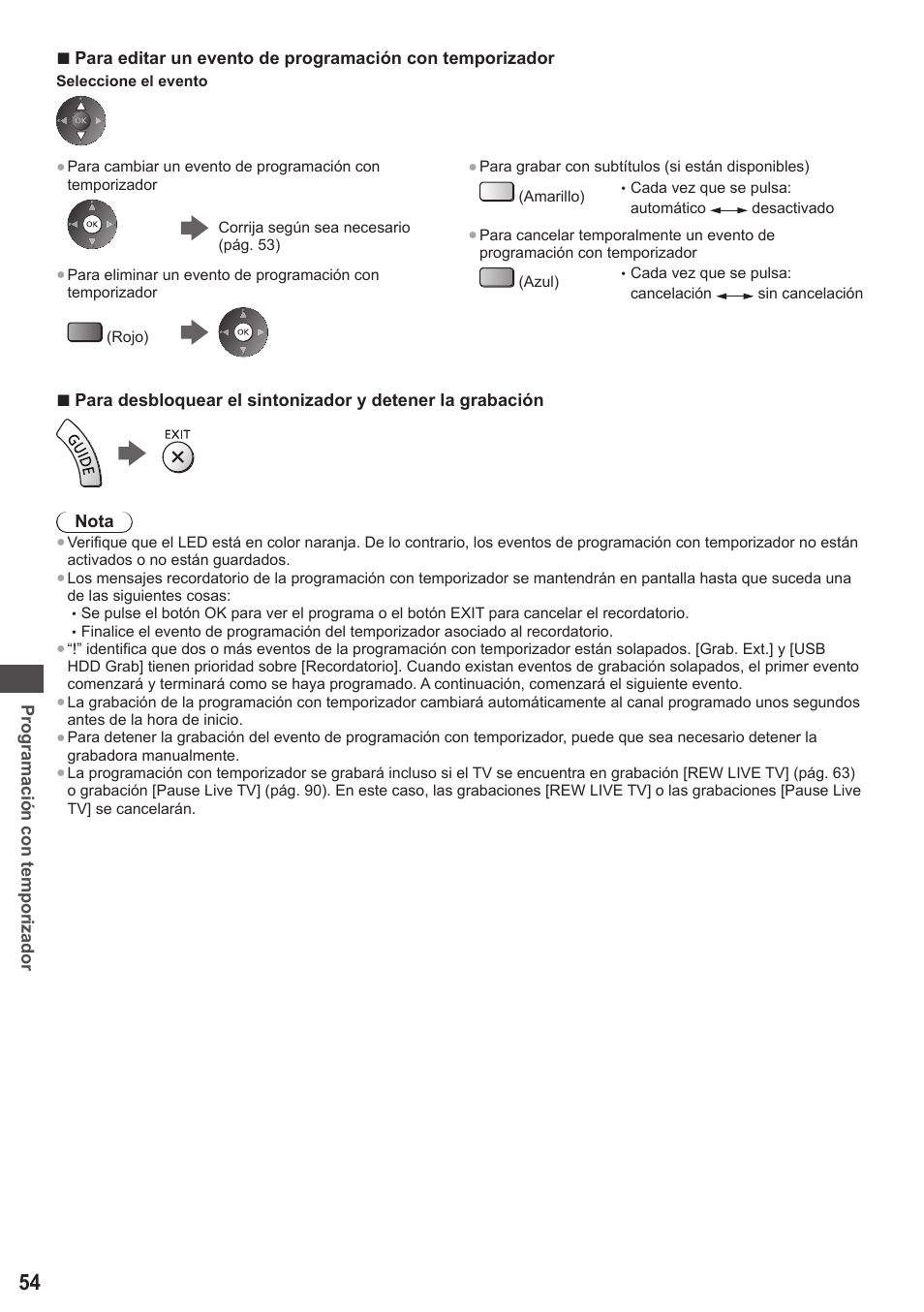 Panasonic TXP42ST50E User Manual | Page 54 / 112