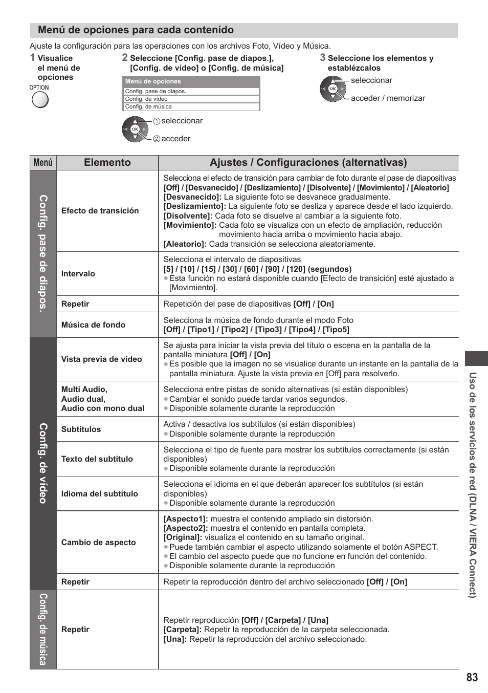 Panasonic TXP42ST50E User Manual | Page 83 / 112