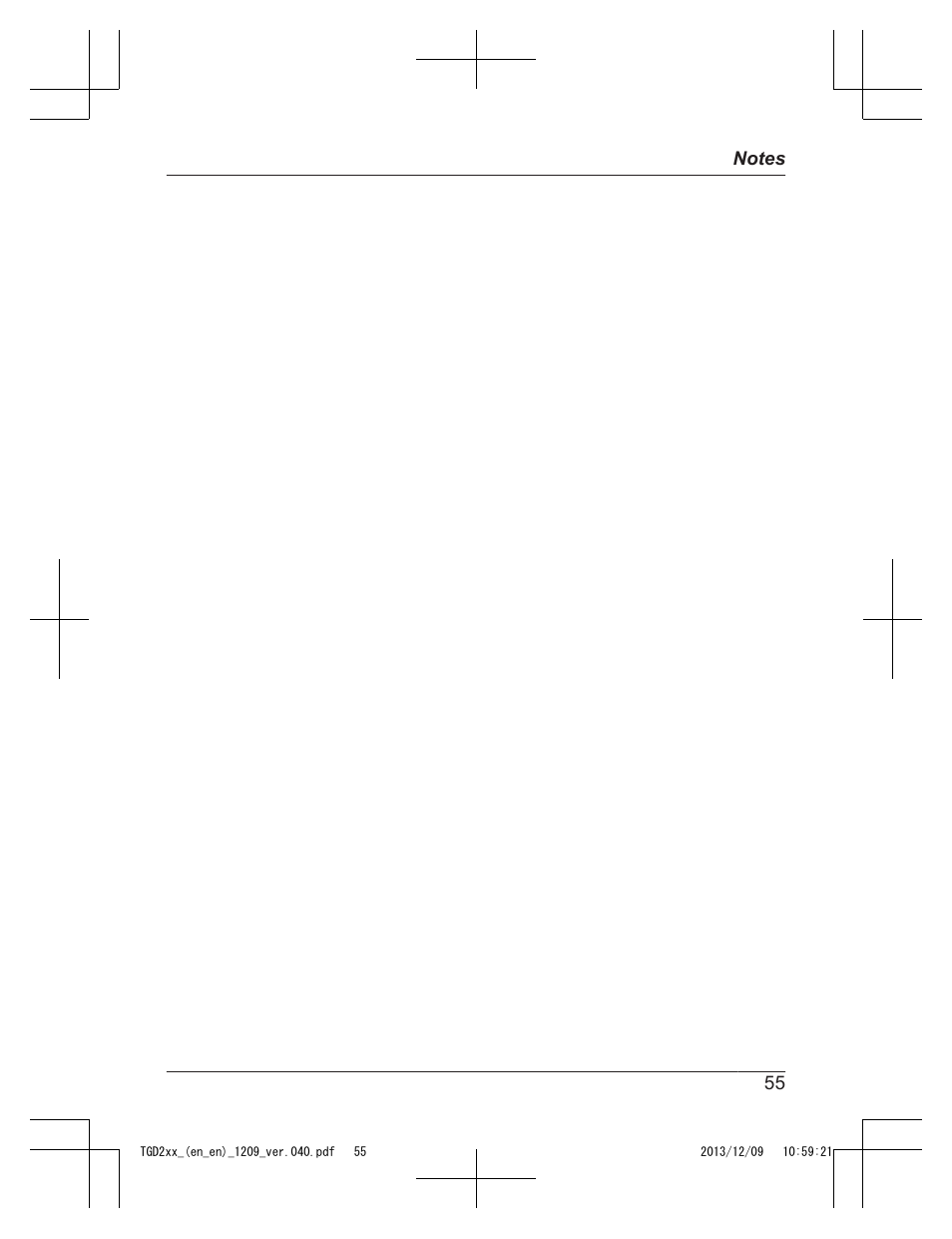 Panasonic KXTGD224 User Manual | Page 55 / 56