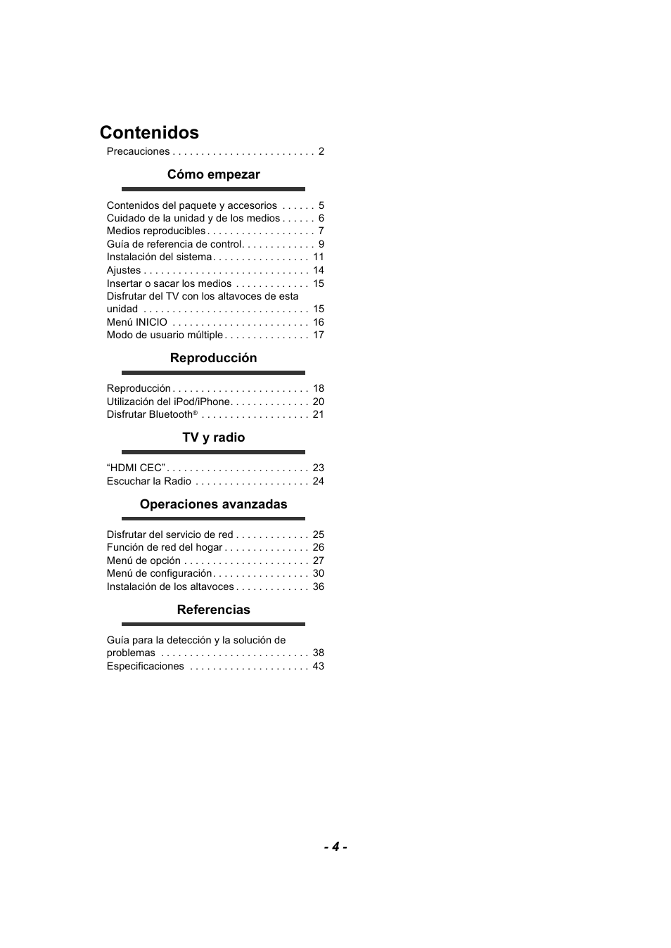 Panasonic SCBTT865EG User Manual | Page 4 / 48