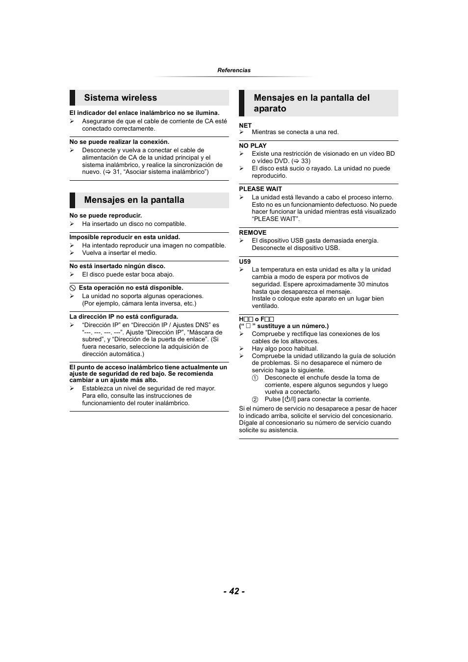 Panasonic SCBTT865EG User Manual | Page 42 / 48