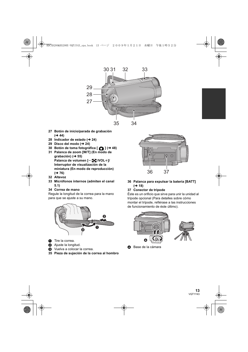 Panasonic HDCHS200 User Manual | Page 13 / 144