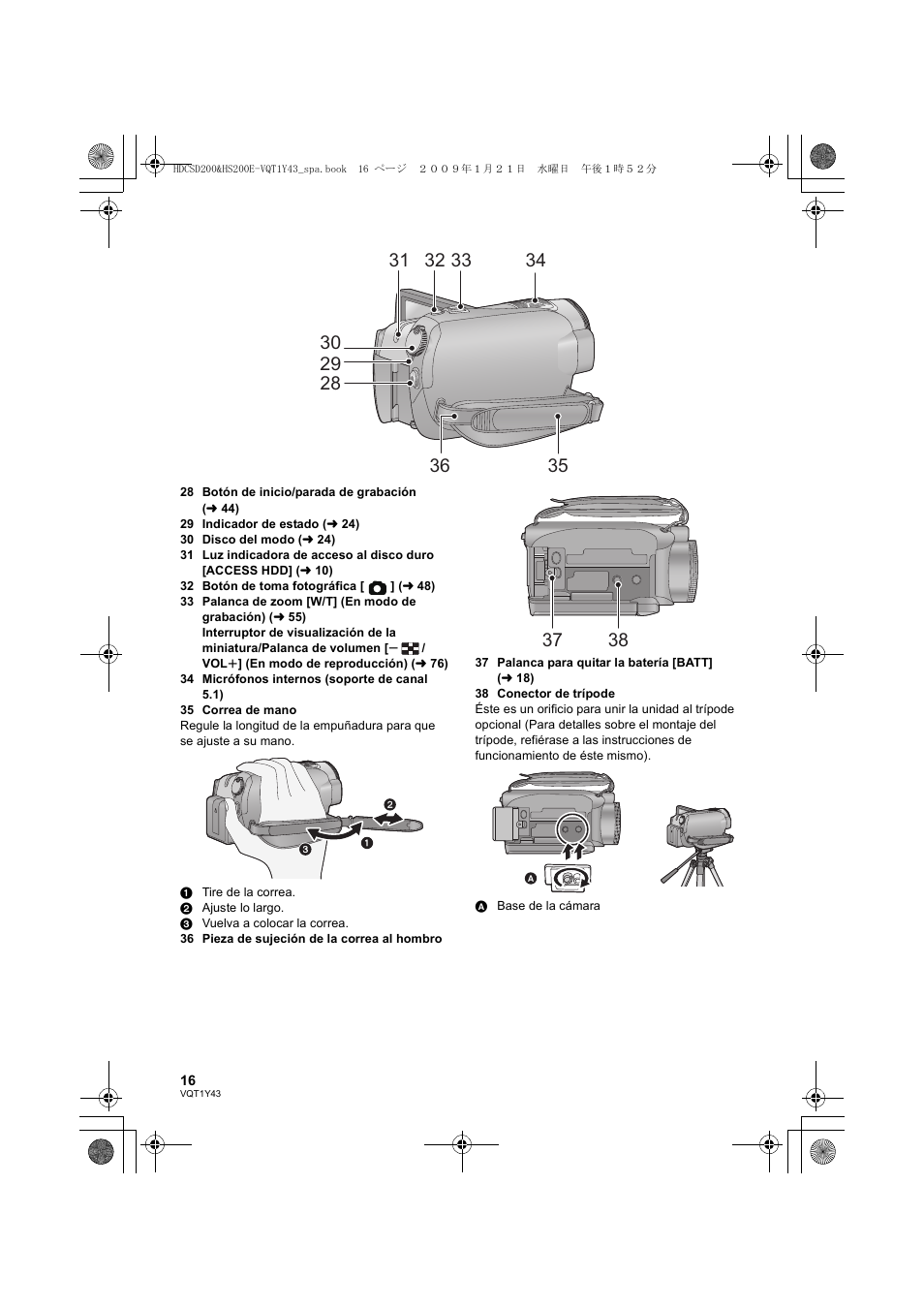 Panasonic HDCHS200 User Manual | Page 16 / 144