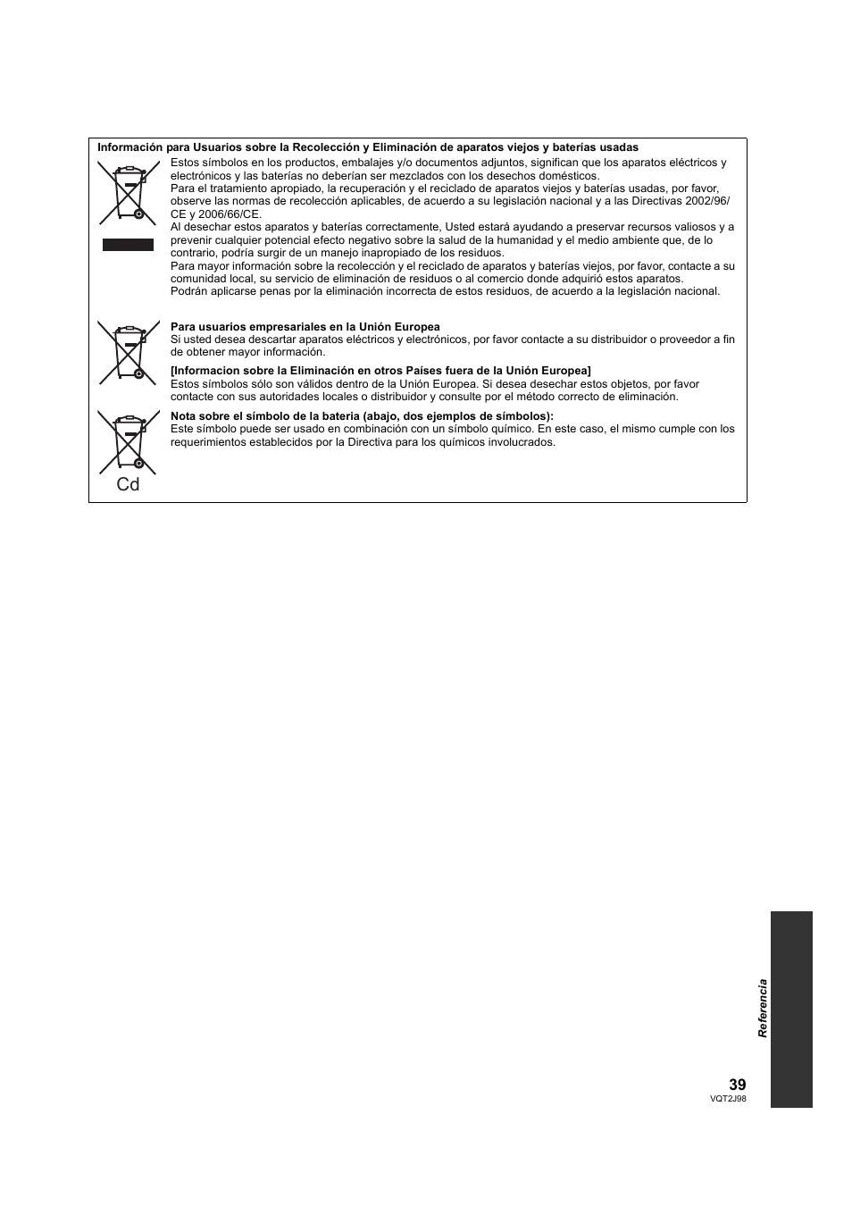 Panasonic DMPBD45EG User Manual | Page 39 / 40