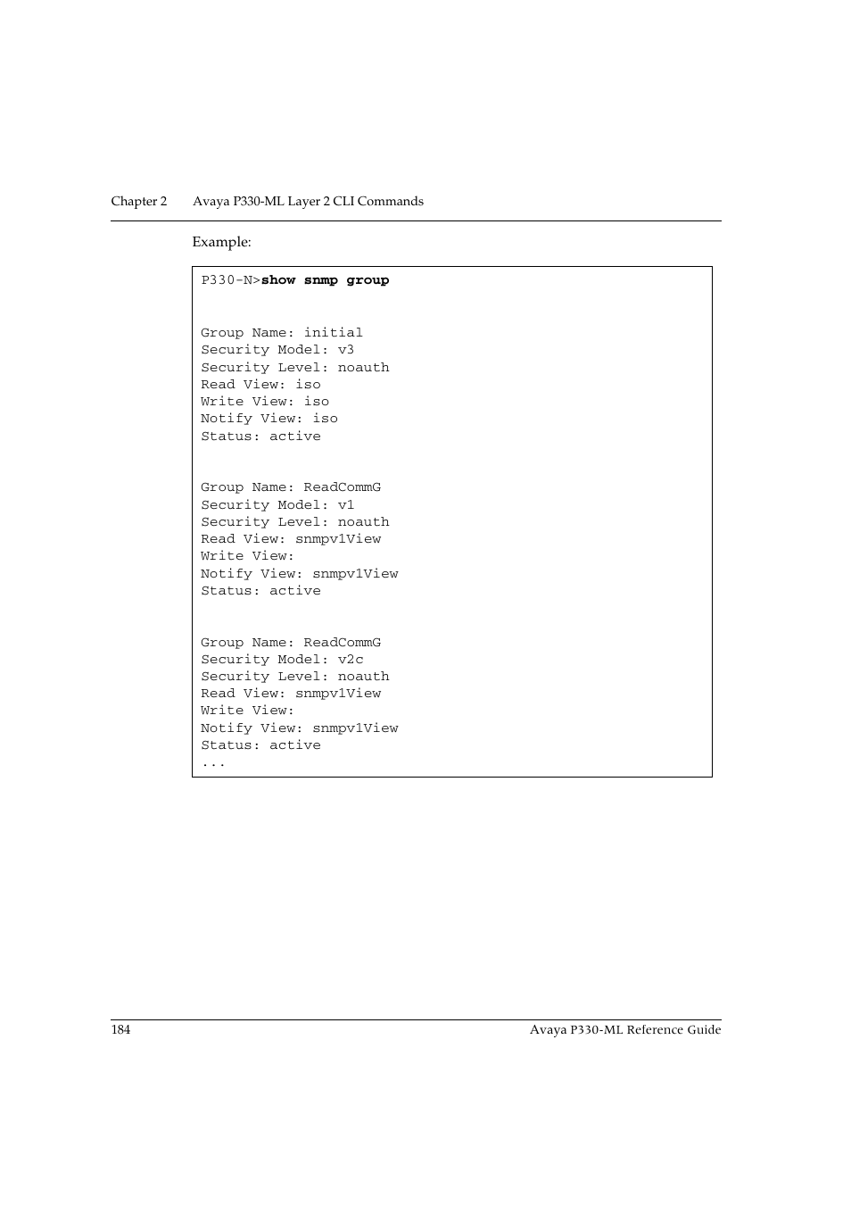 Avaya P330-ML-ML User Manual | Page 198 / 320